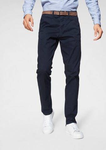 Tom Tailor Denim Chino licht voorgewassen (set Met riem)