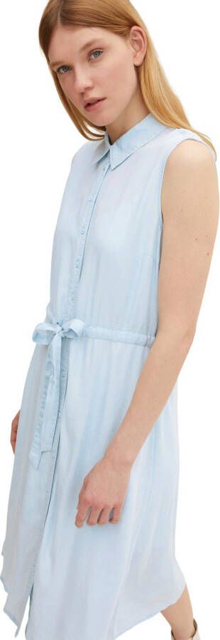 Tom Tailor Denim Midi-jurk van lyocell met tunnelkoord