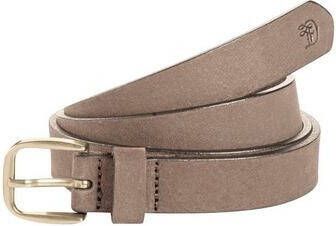 Tom Tailor Denim Leren riem Buffelleer met nubuck touch
