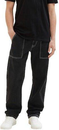Tom Tailor Denim Straight fit jeans met sierstroken model '90s'