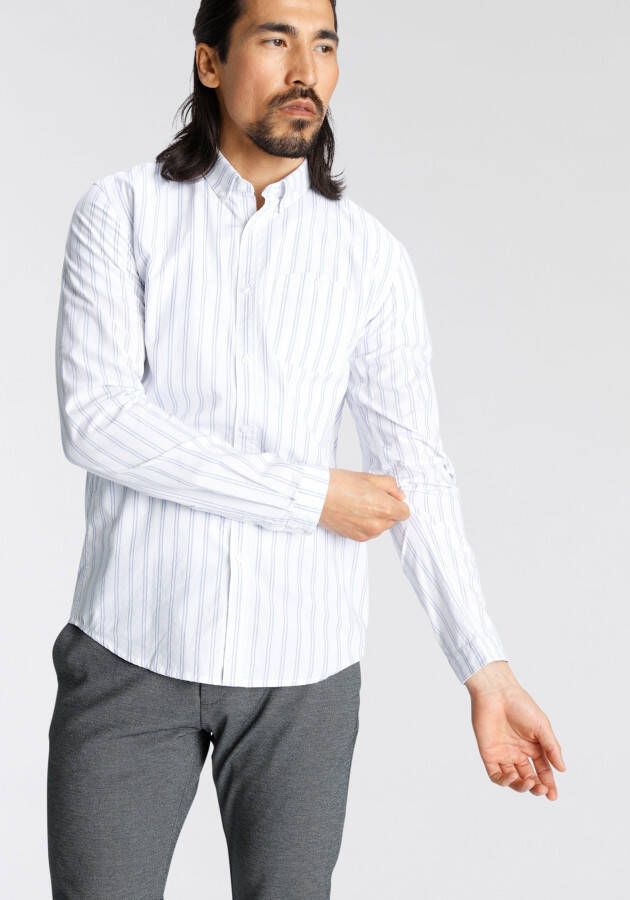 Tom Tailor Denim Overhemd met lange mouwen gestreept