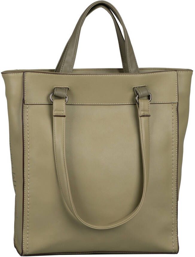 Tom Tailor Denim Shopper VANESSA Zip tote bag L in een eenvoudig ontwerp