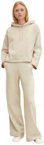 Tom Tailor Denim Sweatbroek in modieus wijd palazzo model