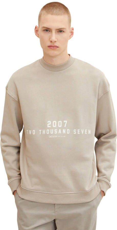 Tom Tailor Denim Sweatshirt van katoen
