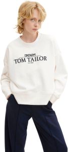 Tom Tailor Denim Sweatshirt met afhangende schouders