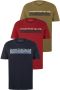 Tom Tailor Denim T-shirt in verschillende kleuren (set 3-delig) - Thumbnail 1
