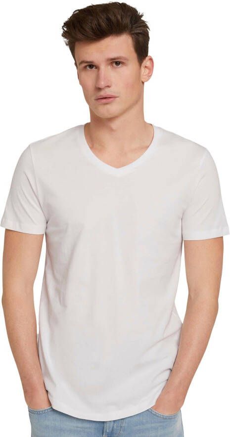 Tom Tailor Denim T-shirt met v-hals