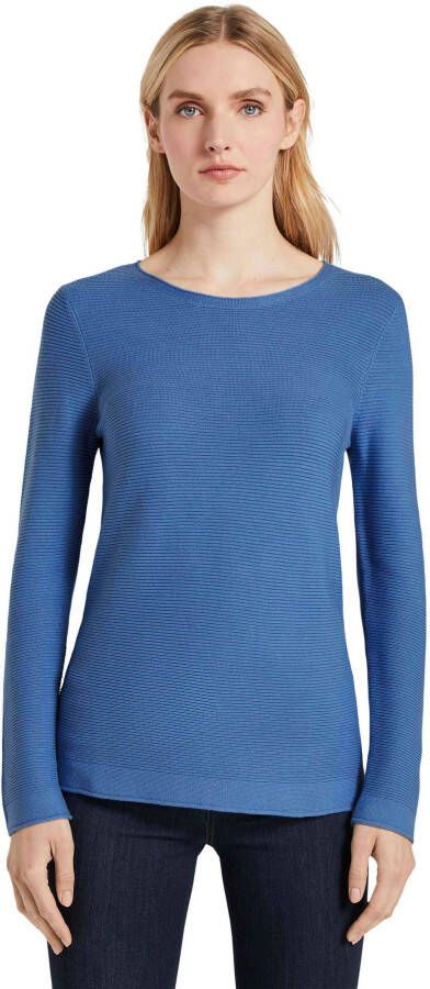 Tom Tailor Gebreide trui met gestreepte structuur