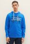 Tom Tailor Hoodie met casual frontprint + borduursel - Thumbnail 1