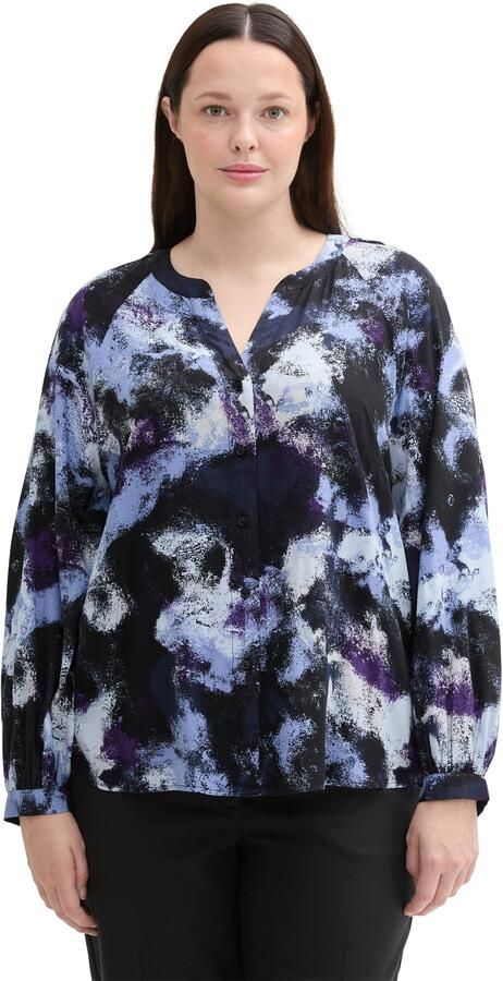 TOM TAILOR MY TRUE ME Blouse met lange mouwen met allover-print - Foto 5