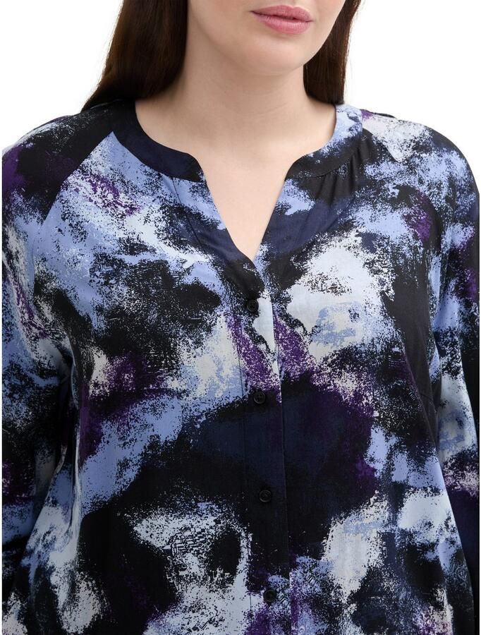 TOM TAILOR MY TRUE ME Blouse met lange mouwen met allover-print