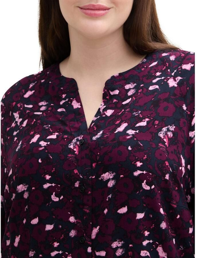 TOM TAILOR MY TRUE ME Blouse met lange mouwen met allover-print - Foto 1