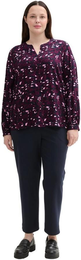TOM TAILOR MY TRUE ME Blouse met lange mouwen met allover-print - Foto 4