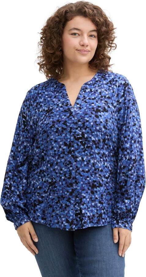 TOM TAILOR MY TRUE ME Blouse met lange mouwen met allover-print - Foto 5