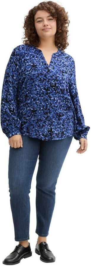 TOM TAILOR MY TRUE ME Blouse met lange mouwen met allover-print - Foto 4
