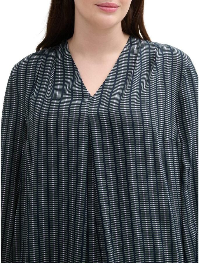 TOM TAILOR MY TRUE ME Blouse met lange mouwen met patroon