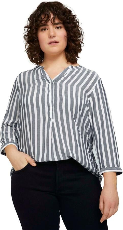 TOM TAILOR MY TRUE ME Blouse zonder sluiting met strepen - Foto 8