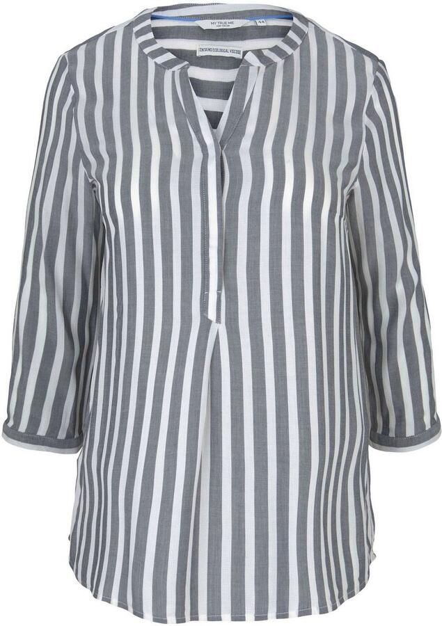 TOM TAILOR MY TRUE ME Blouse zonder sluiting met strepen - Foto 2