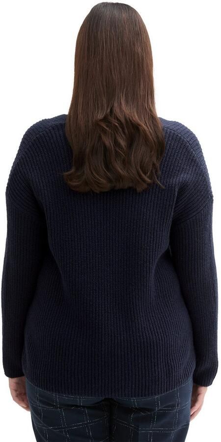 TOM TAILOR MY TRUE ME Gebreide trui met ribstructuur - Foto 3