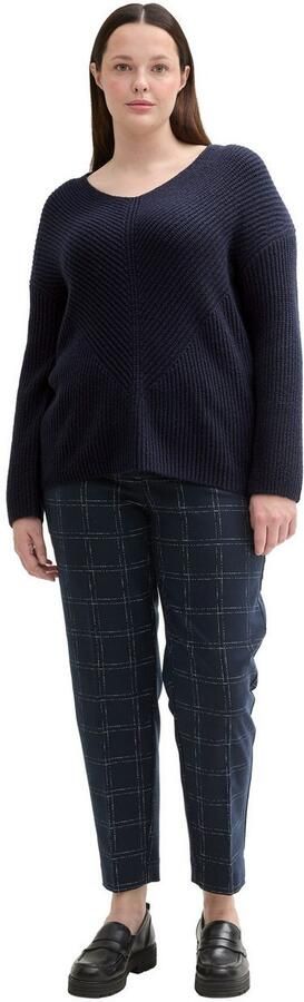 TOM TAILOR MY TRUE ME Gebreide trui met ribstructuur - Foto 4