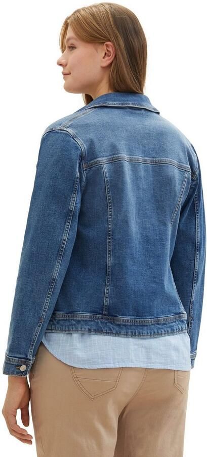 TOM TAILOR MY TRUE ME Jeansjack met knoopsluiting en stretch - Foto 3