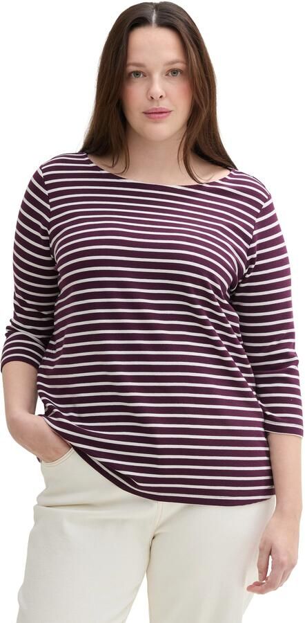 TOM TAILOR MY TRUE ME Shirt met 3 4 mouwen OTTOMA met gestreept patroon - Foto 5