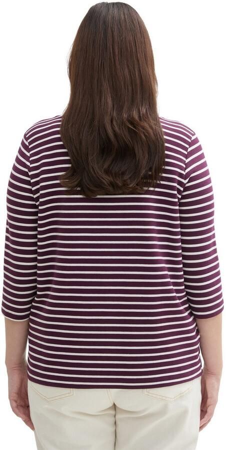 TOM TAILOR MY TRUE ME Shirt met 3 4 mouwen OTTOMA met gestreept patroon - Foto 3