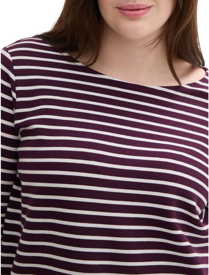 TOM TAILOR MY TRUE ME Shirt met 3 4 mouwen OTTOMA met gestreept patroon