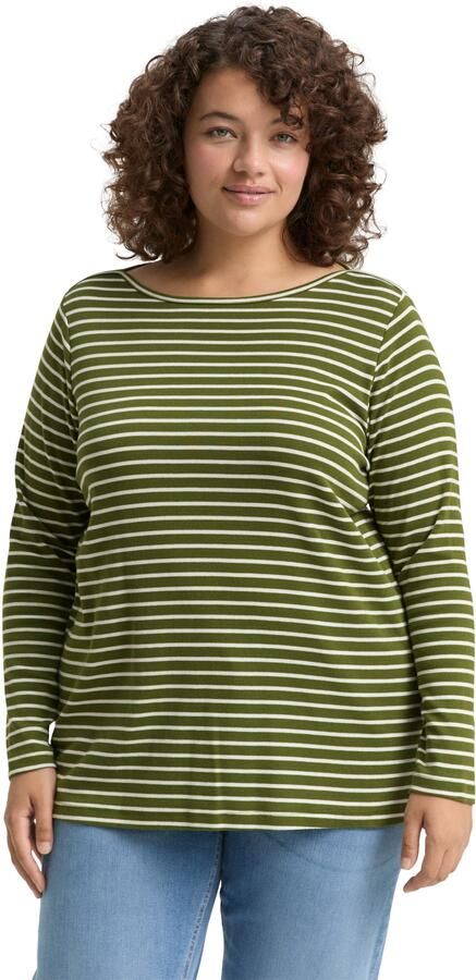 TOM TAILOR MY TRUE ME Shirt met lange mouwen met streepdessin - Foto 6