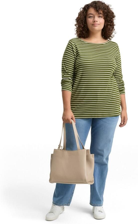 TOM TAILOR MY TRUE ME Shirt met lange mouwen met streepdessin - Foto 4