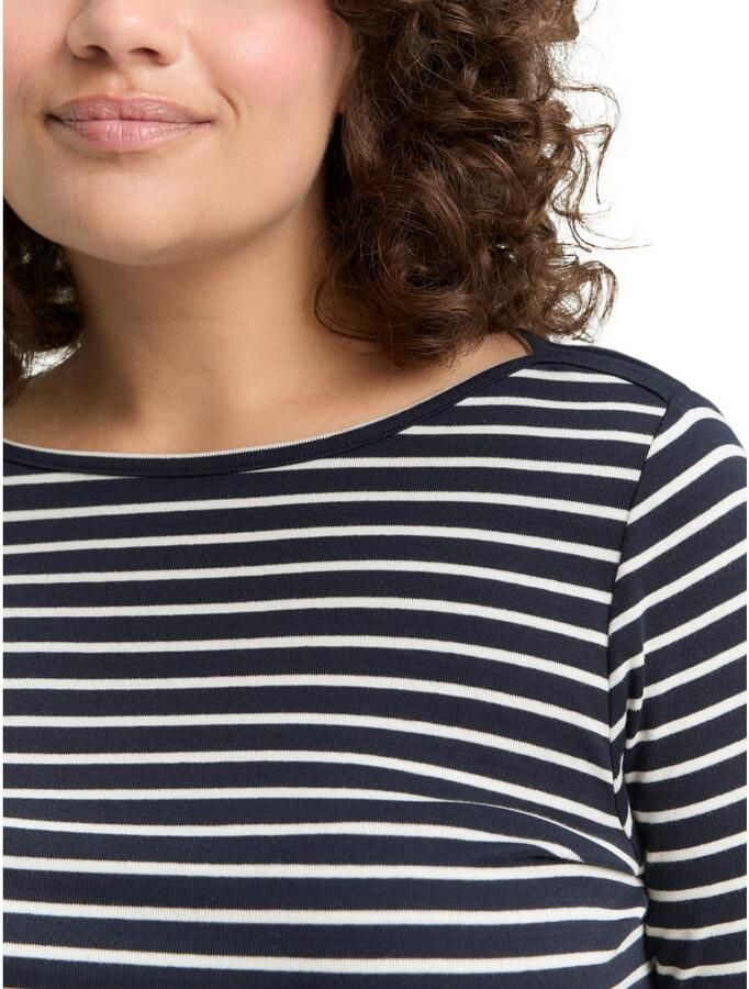 TOM TAILOR MY TRUE ME Shirt met lange mouwen met streepdessin - Foto 2