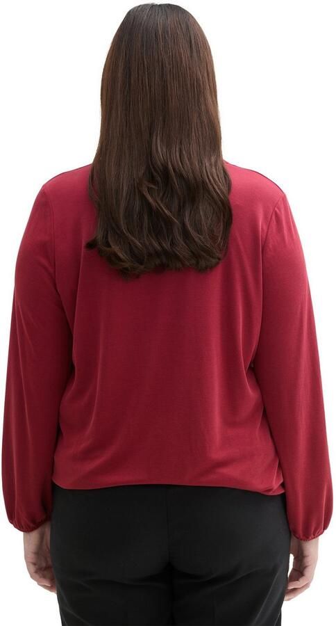 TOM TAILOR MY TRUE ME Shirt met lange mouwen met v-hals - Foto 3