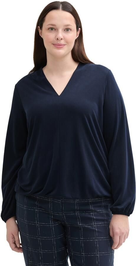 TOM TAILOR MY TRUE ME Shirt met lange mouwen met v-hals - Foto 5