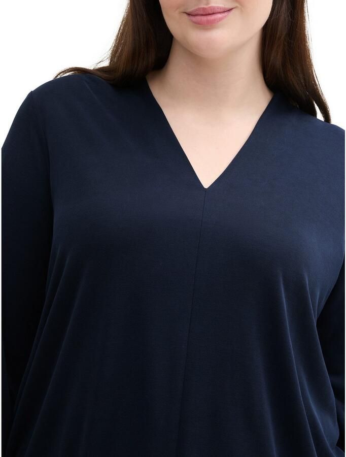 TOM TAILOR MY TRUE ME Shirt met lange mouwen met v-hals