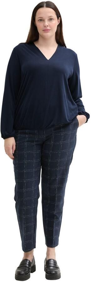 TOM TAILOR MY TRUE ME Shirt met lange mouwen met v-hals - Foto 4