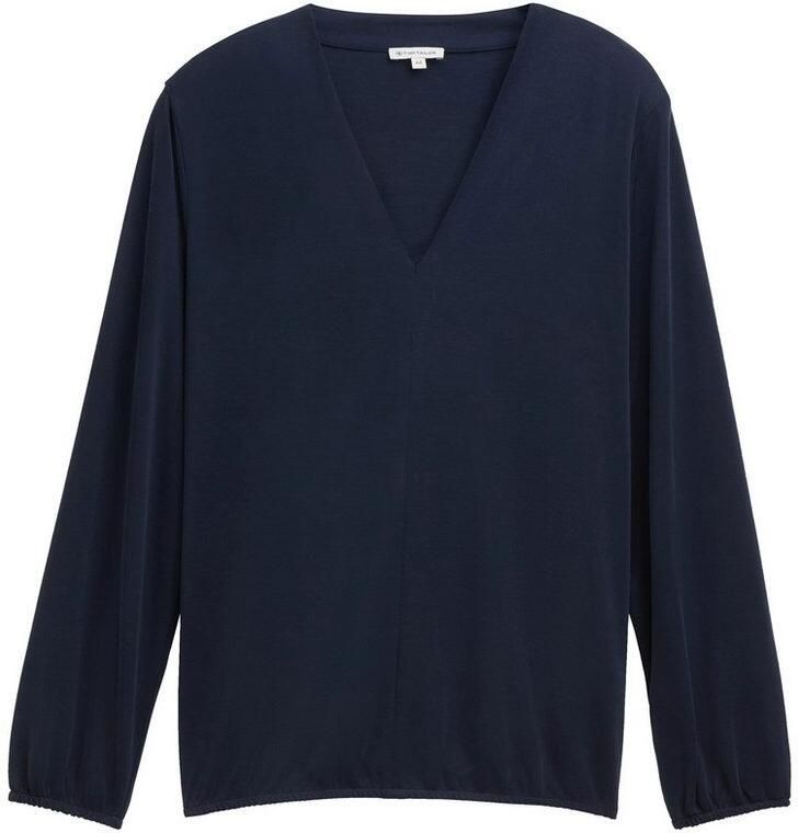 TOM TAILOR MY TRUE ME Shirt met lange mouwen met v-hals - Foto 2