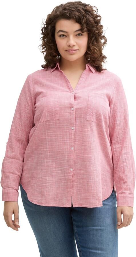 TOM TAILOR MY TRUE ME Shirtblouse met opgestikte borstzakken - Foto 6