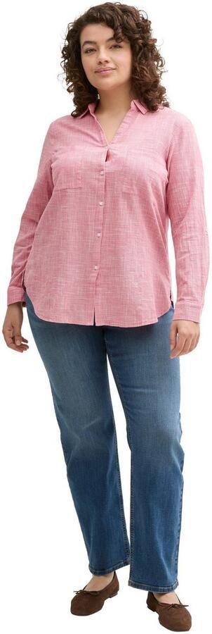 TOM TAILOR MY TRUE ME Shirtblouse met opgestikte borstzakken - Foto 5