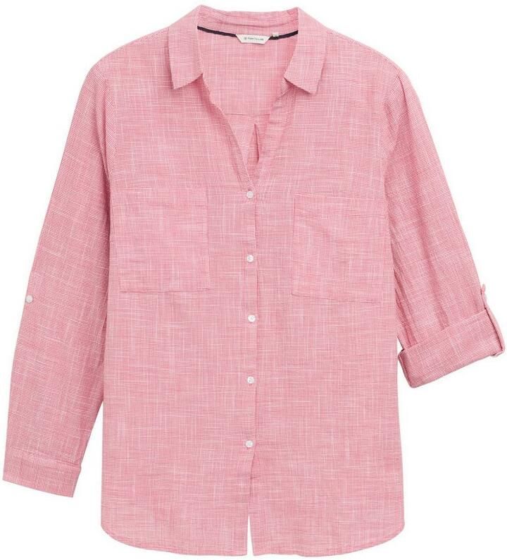 TOM TAILOR MY TRUE ME Shirtblouse met opgestikte borstzakken - Foto 3