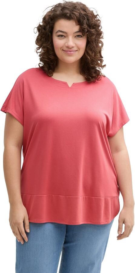 TOM TAILOR MY TRUE ME T-shirt met splitje - Foto 6