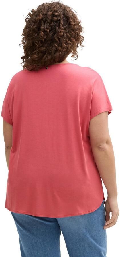 TOM TAILOR MY TRUE ME T-shirt met splitje - Foto 4