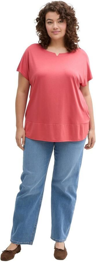 TOM TAILOR MY TRUE ME T-shirt met splitje - Foto 5