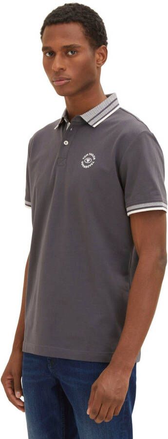 Tom Tailor Poloshirt met contraststrepen model 'basic polo'