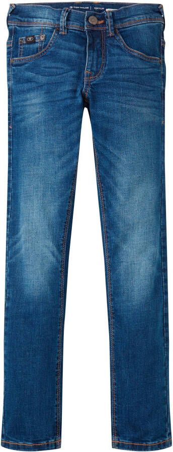 Tom Tailor Slim fit jeans met knoop- en ritssluiting