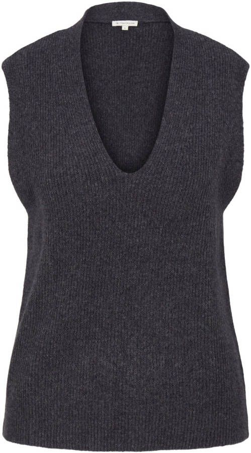 Tom Tailor Spencer met ribstructuur