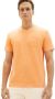 Tom Tailor T-Shirts Orange Heren - Thumbnail 1