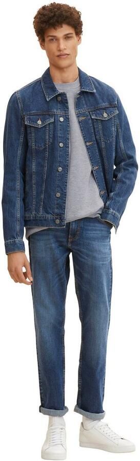 Tom Tailor 5-pocket jeans Marvin met kleine logoprint - Foto 4