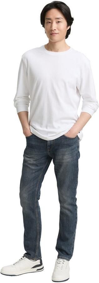 Tom Tailor 5-pocket jeans Marvin met kleine logoprint - Foto 5