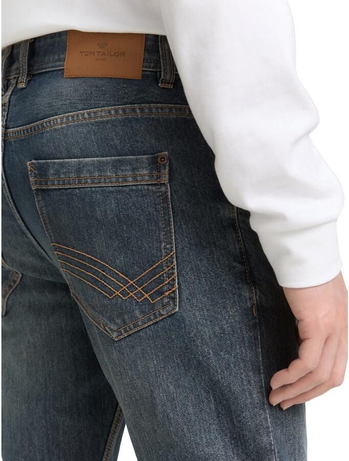 Tom Tailor 5-pocket jeans Marvin met kleine logoprint