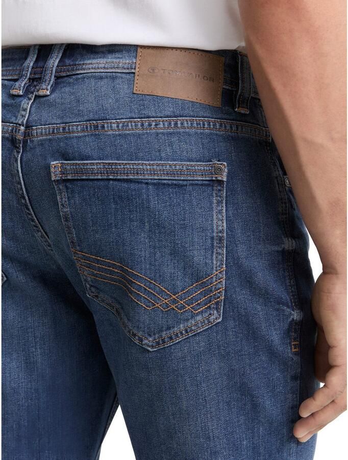 Tom Tailor 5-pocket jeans Marvin met kleine logoprint